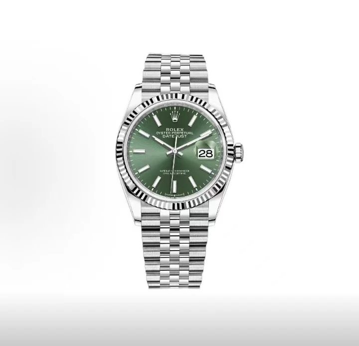 Rolex Datejust Watch - Green Dial-010266