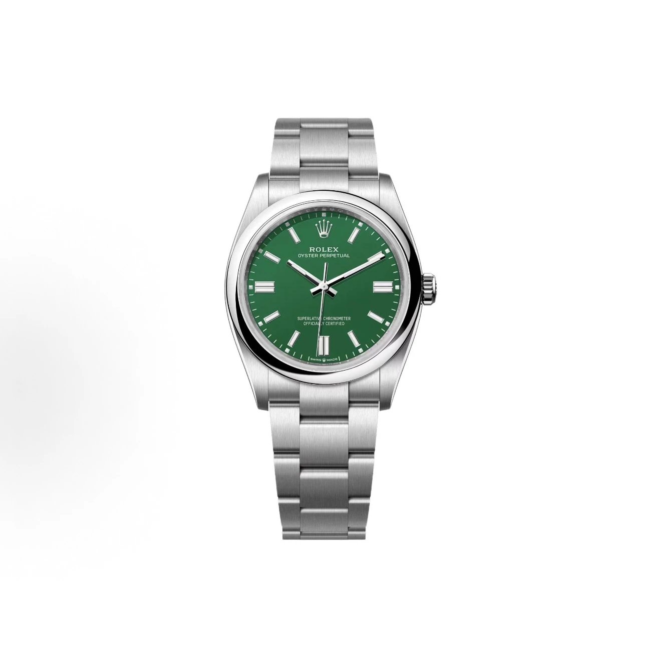 Rolex Oyster Perpetual Watch - Green Dial-010442