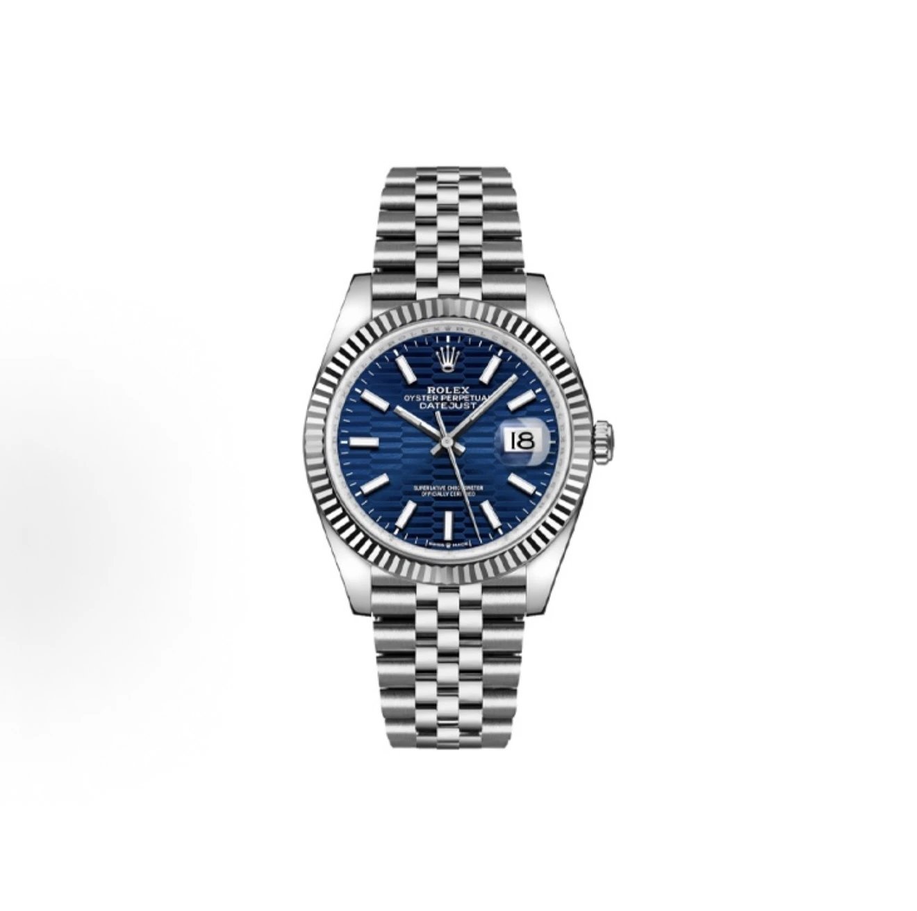 Rolex Datejust Watch - Blue Honeycomb Dial-009952