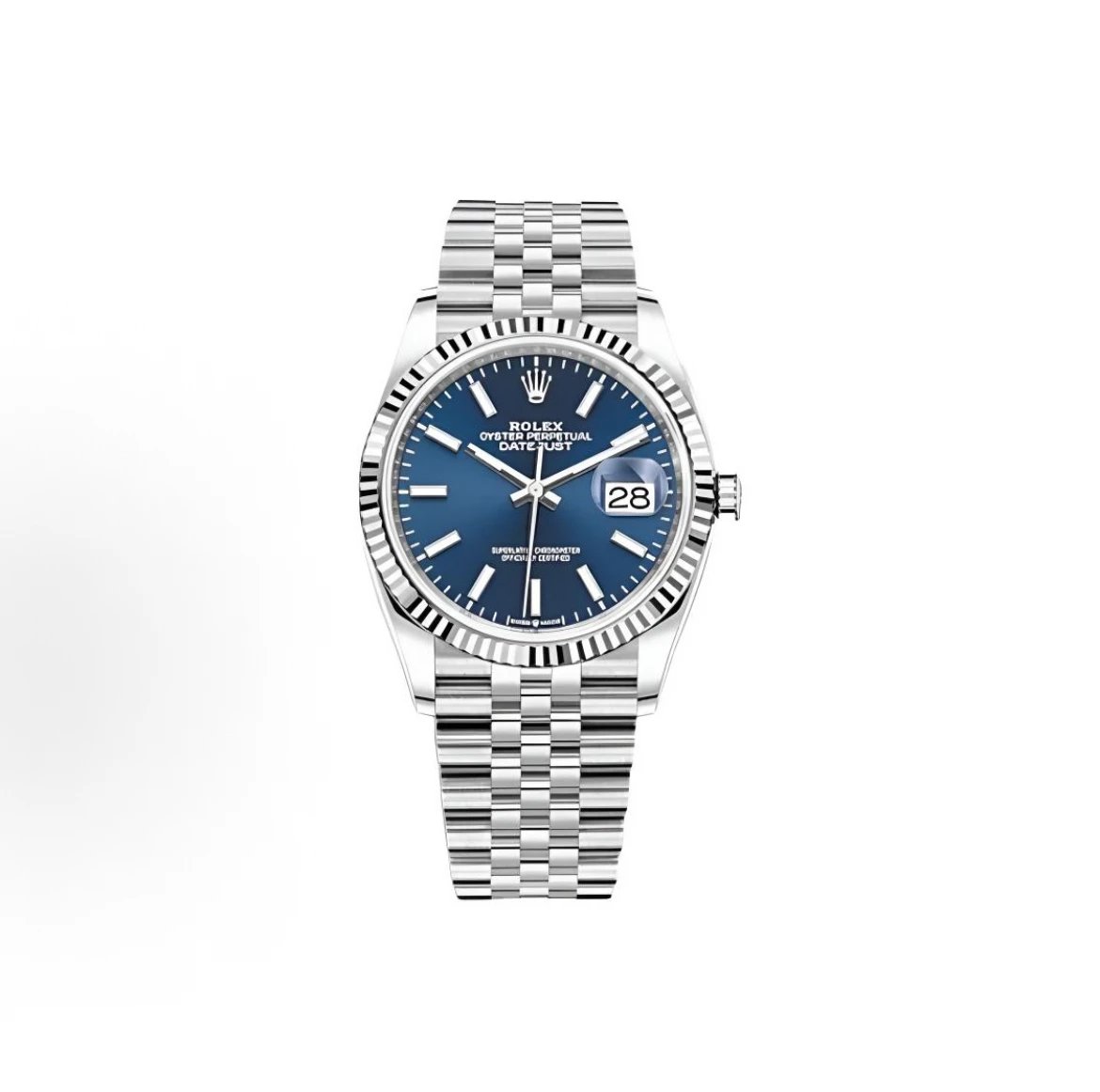 Rolex Oyster Perpetual Datejust Watch - Blue Dial-010366