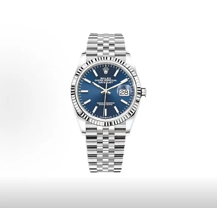 Rolex Datejust Watch - Blue Honeycomb Dial-009438