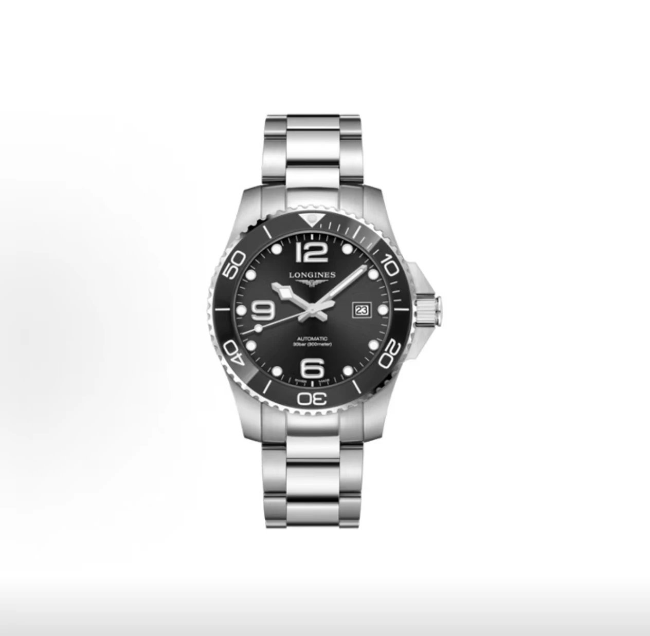 Longines HydroConquest Watch - Black Dial-010684