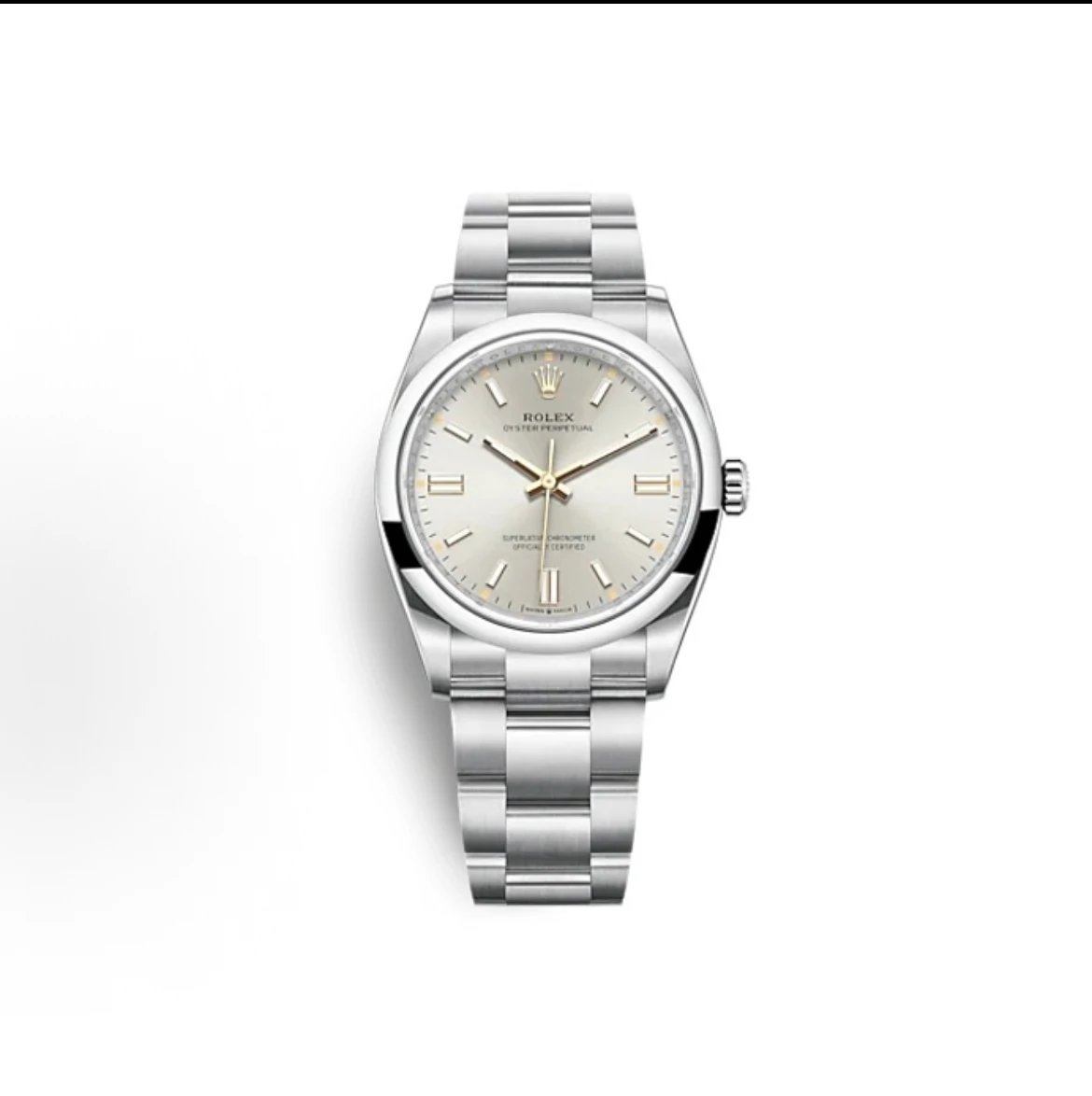 Rolex Oyster Perpetual Watch - Silver Dial-010350