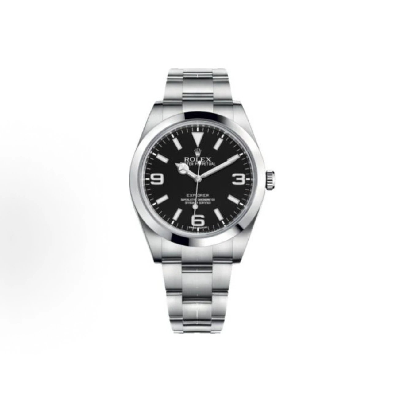 Rolex Explorer Watch - Black Dial-010398