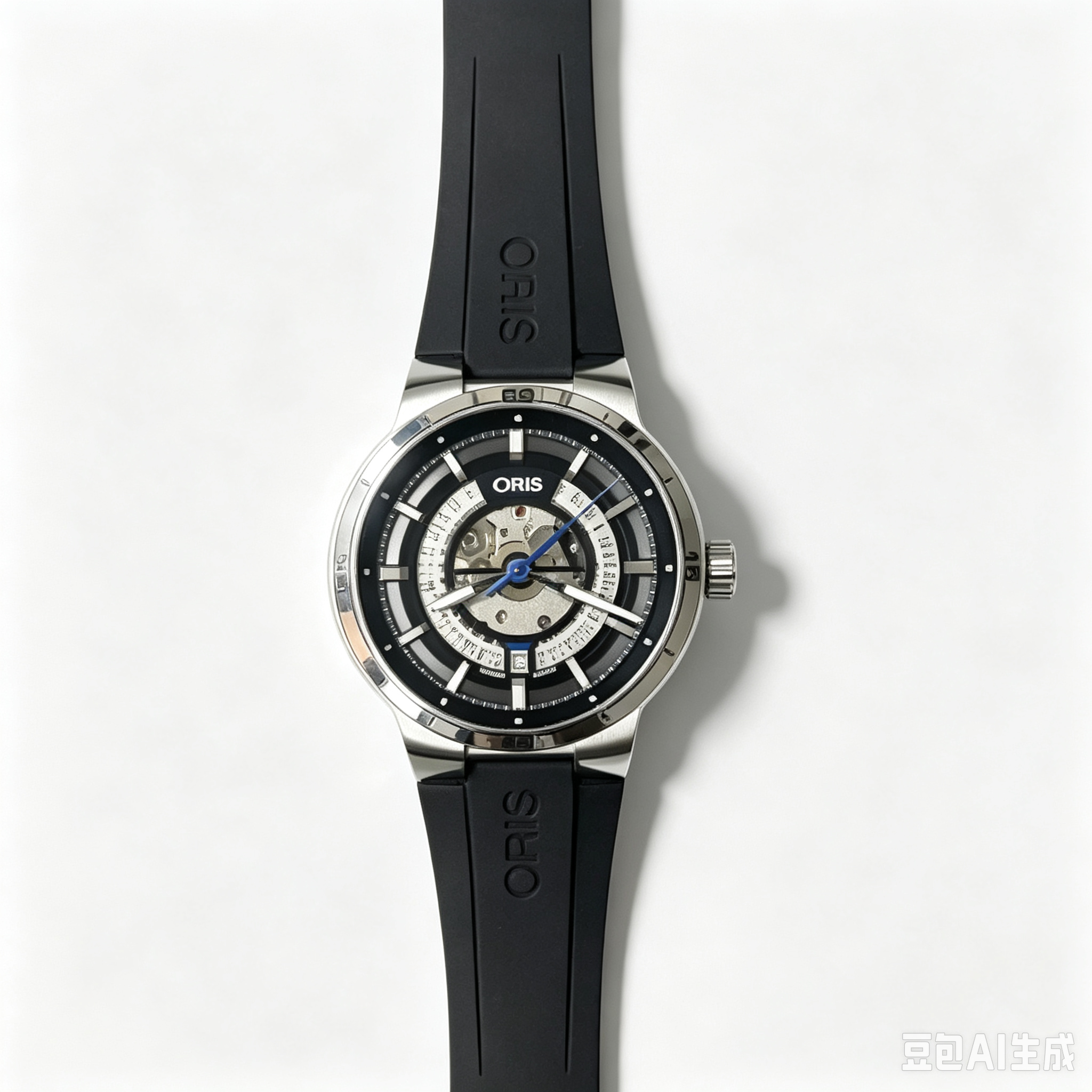 Oris Aquitis Date Watch - Black Dial-009404