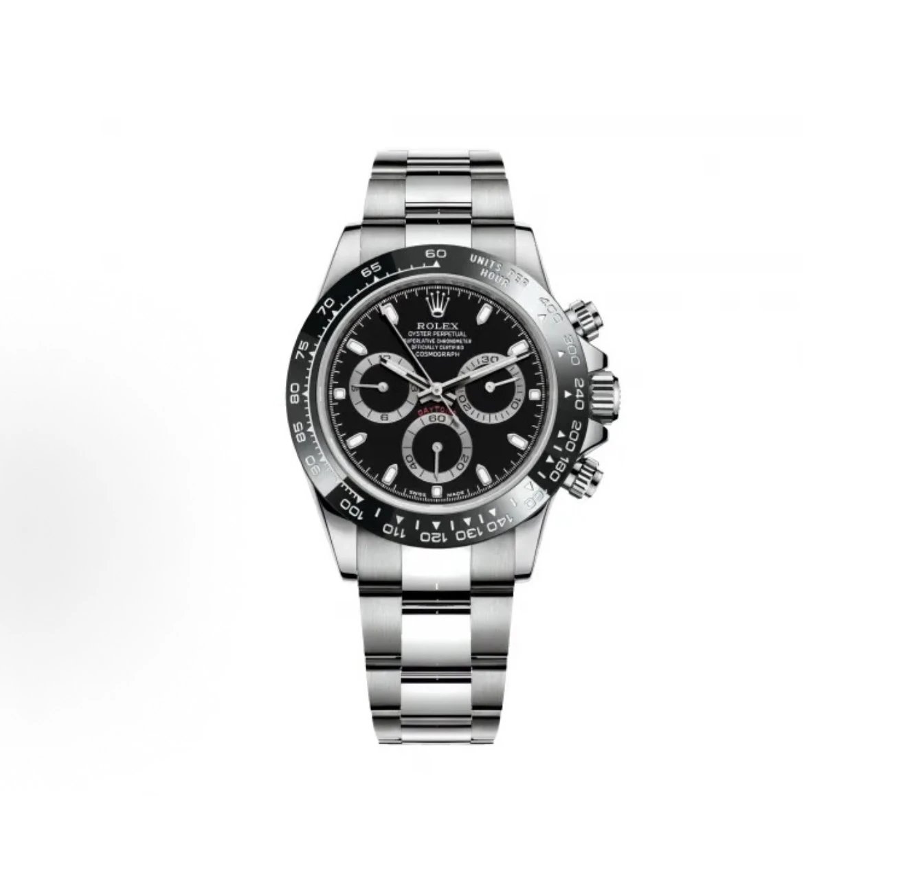 Rolex Cosmograph Daytona Watch - Black Dial-009642