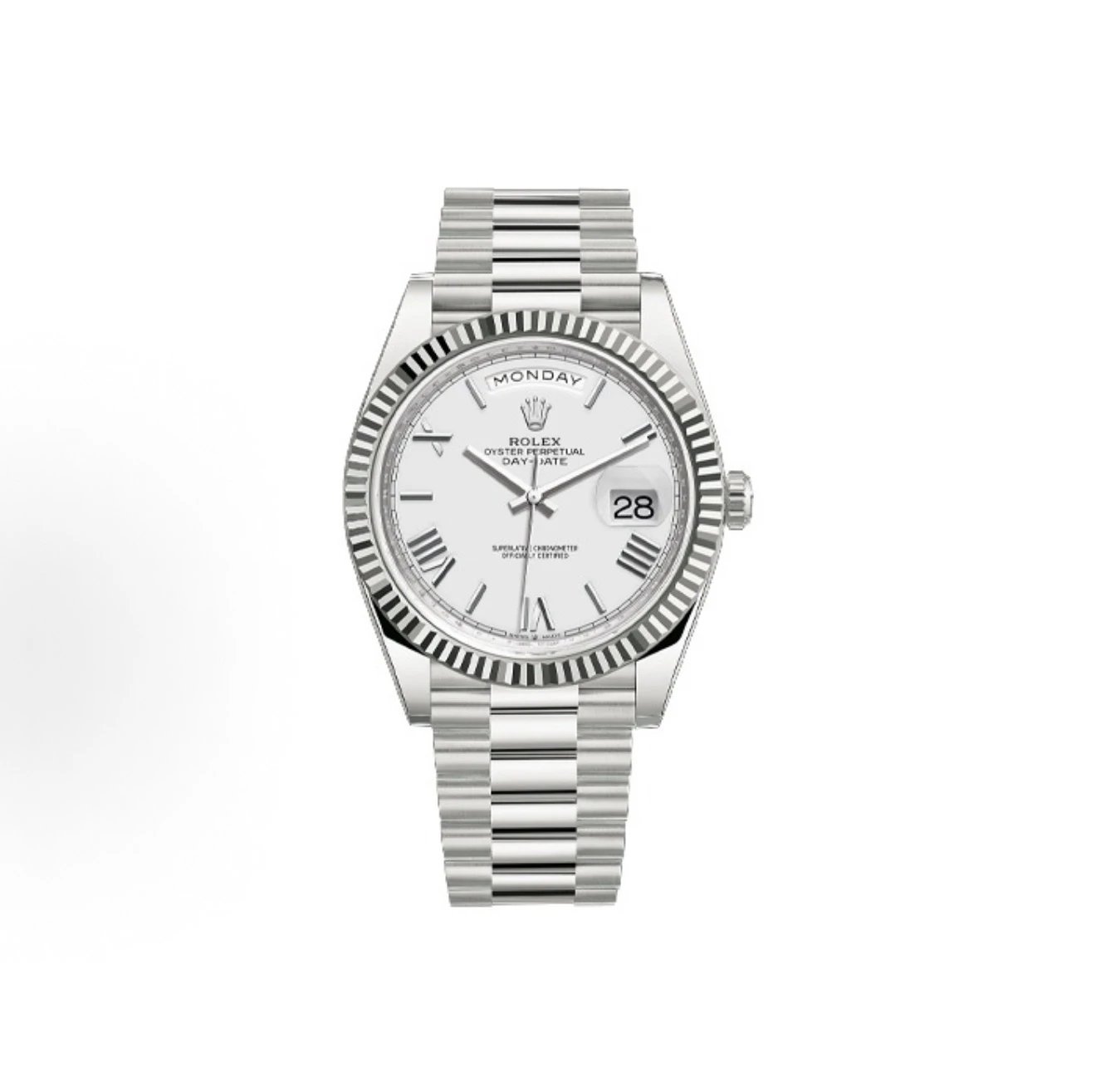 Rolex Day-Date Watch - White Dial-011133