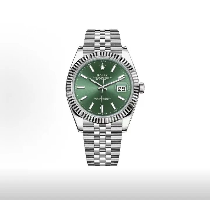 Rolex Datejust Watch - Green Dial-010271