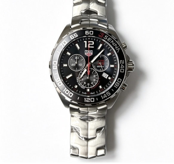 TAG Heuer Carrera Chronograph Senna Edition Watch - Black Dial-011154