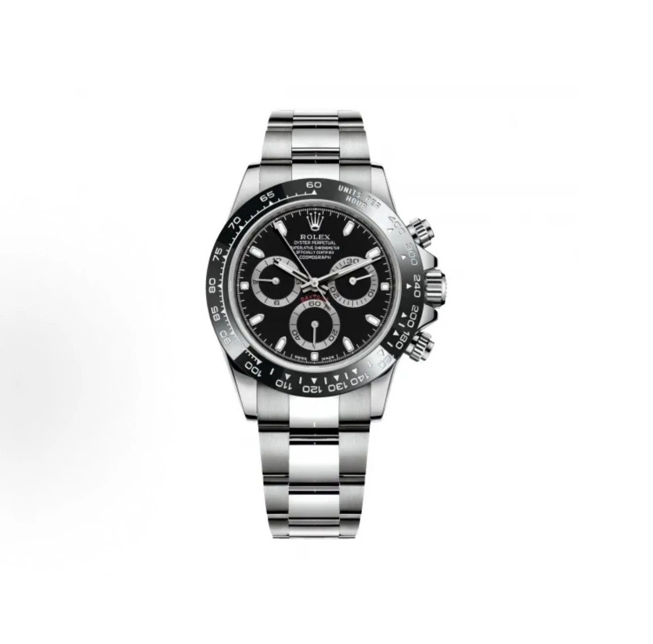 Rolex Cosmograph Daytona Watch - Black Dial-010191