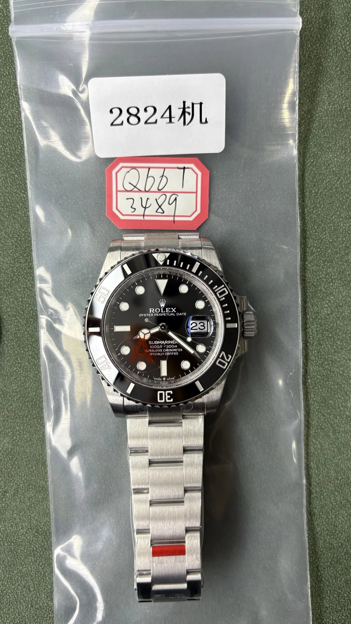 Rolex Submariner Date Watch - Black Dial-009496