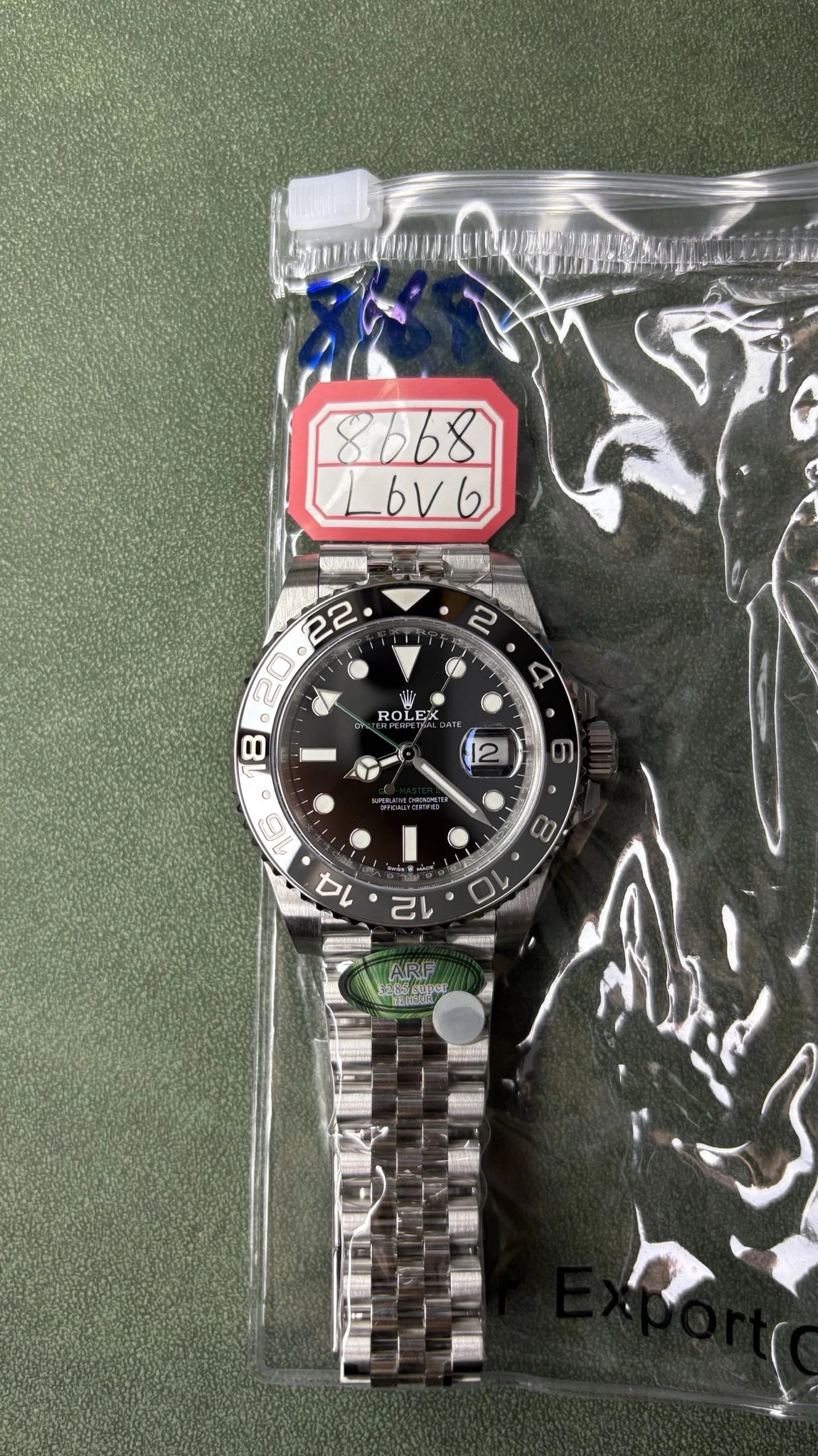 Rolex GMT-Master II Watch - Black Dial-009531