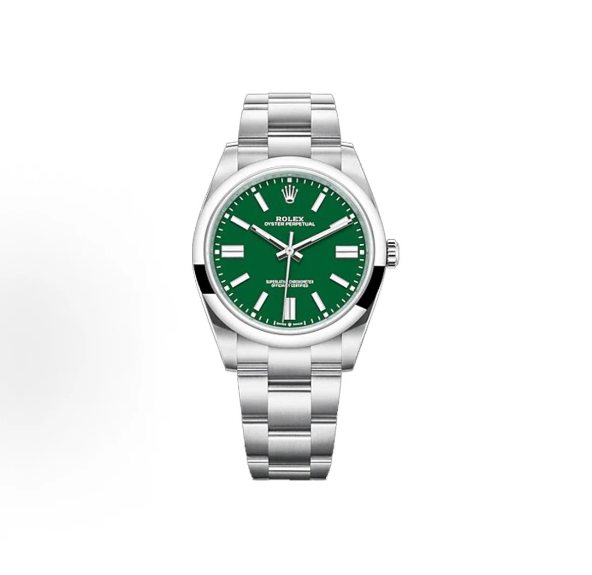 Rolex Oyster Perpetual Watch - Green Dial-009655