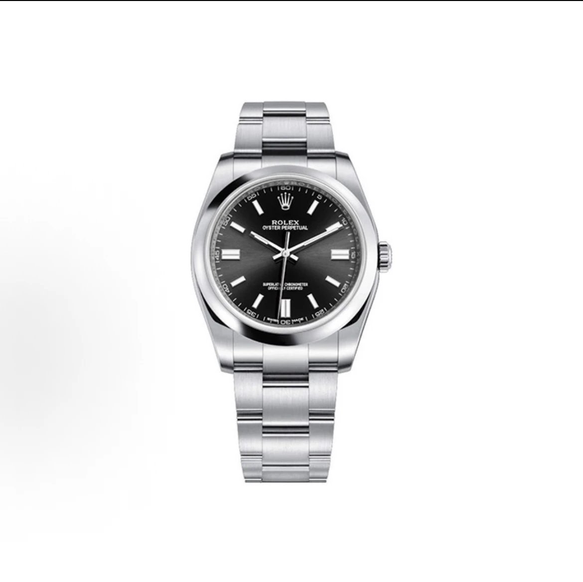 Rolex Oyster Perpetual Watch - Black Dial-009977