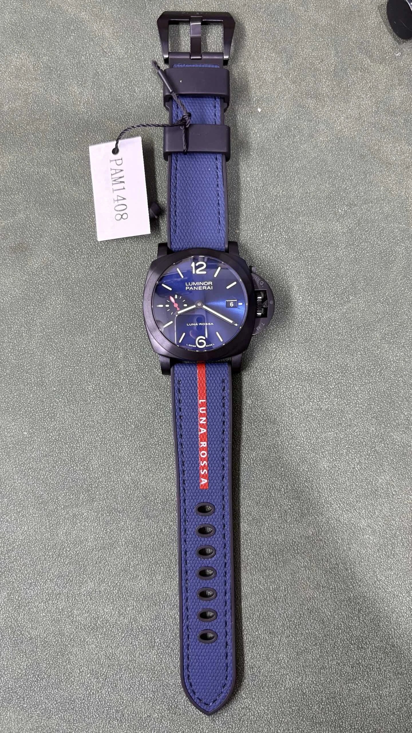 Panerai Luminor Luna Rossa Watch - Blue Dial-010852