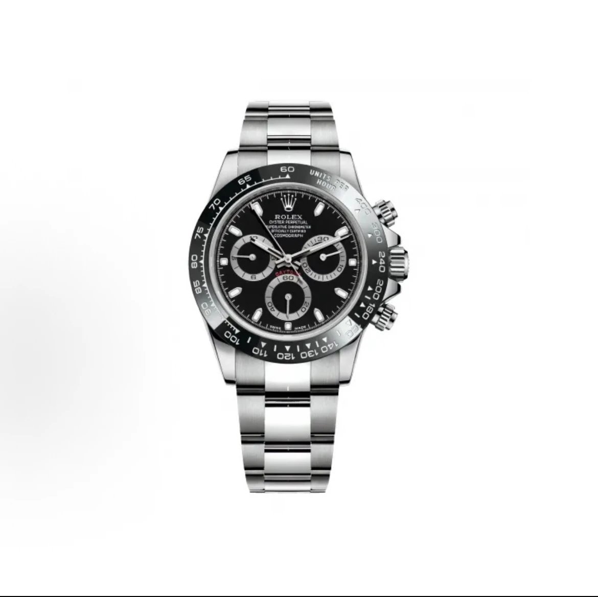 Rolex Cosmograph Daytona Watch - Black Dial-010108