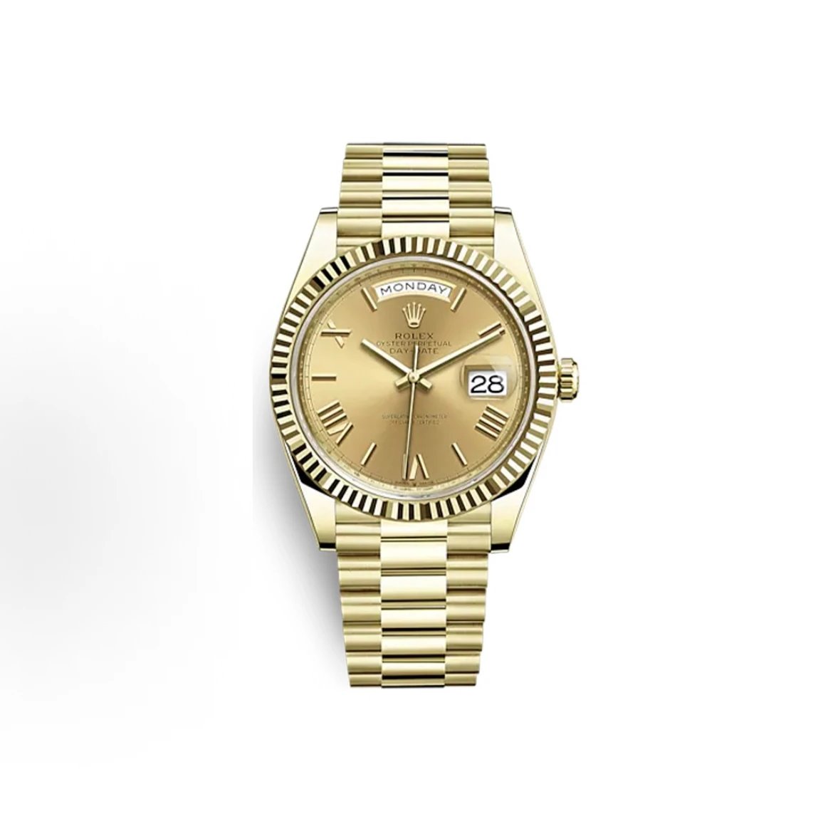 Rolex Oyster Perpetual Day-Date Watch - Champagne Dial-010003