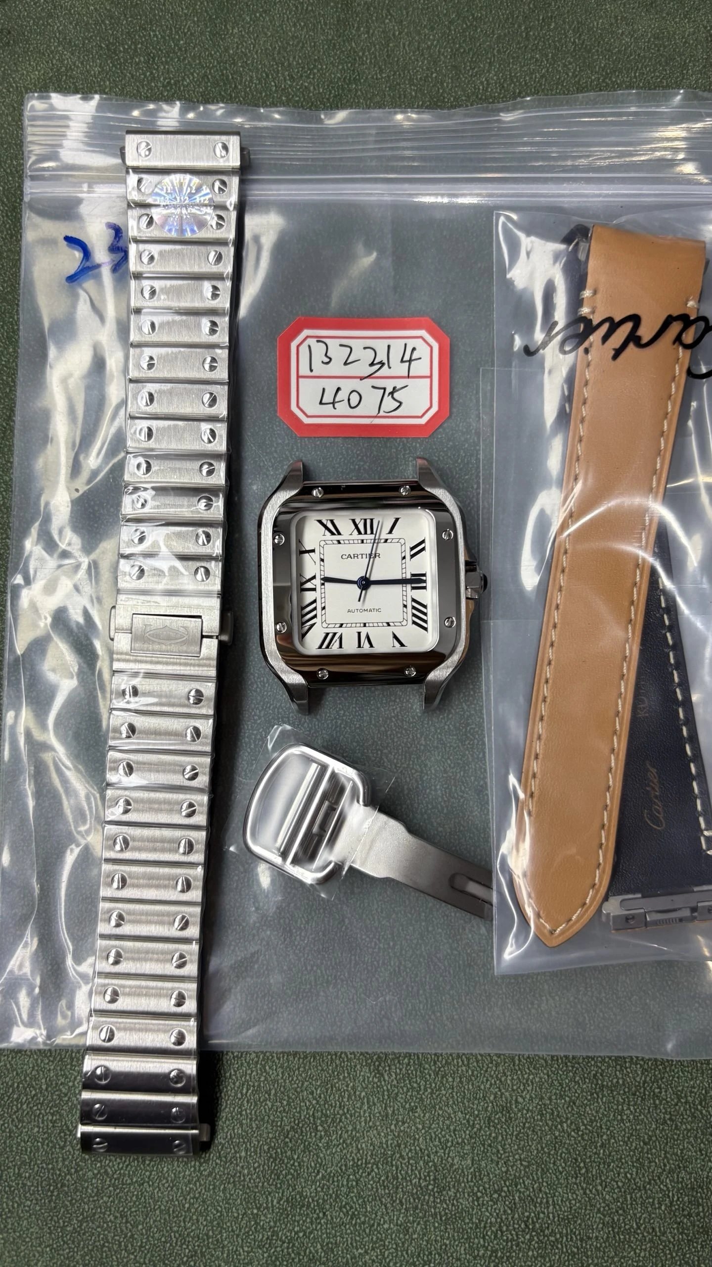 Cartier Santos de Cartier Watch - White Dial-011097