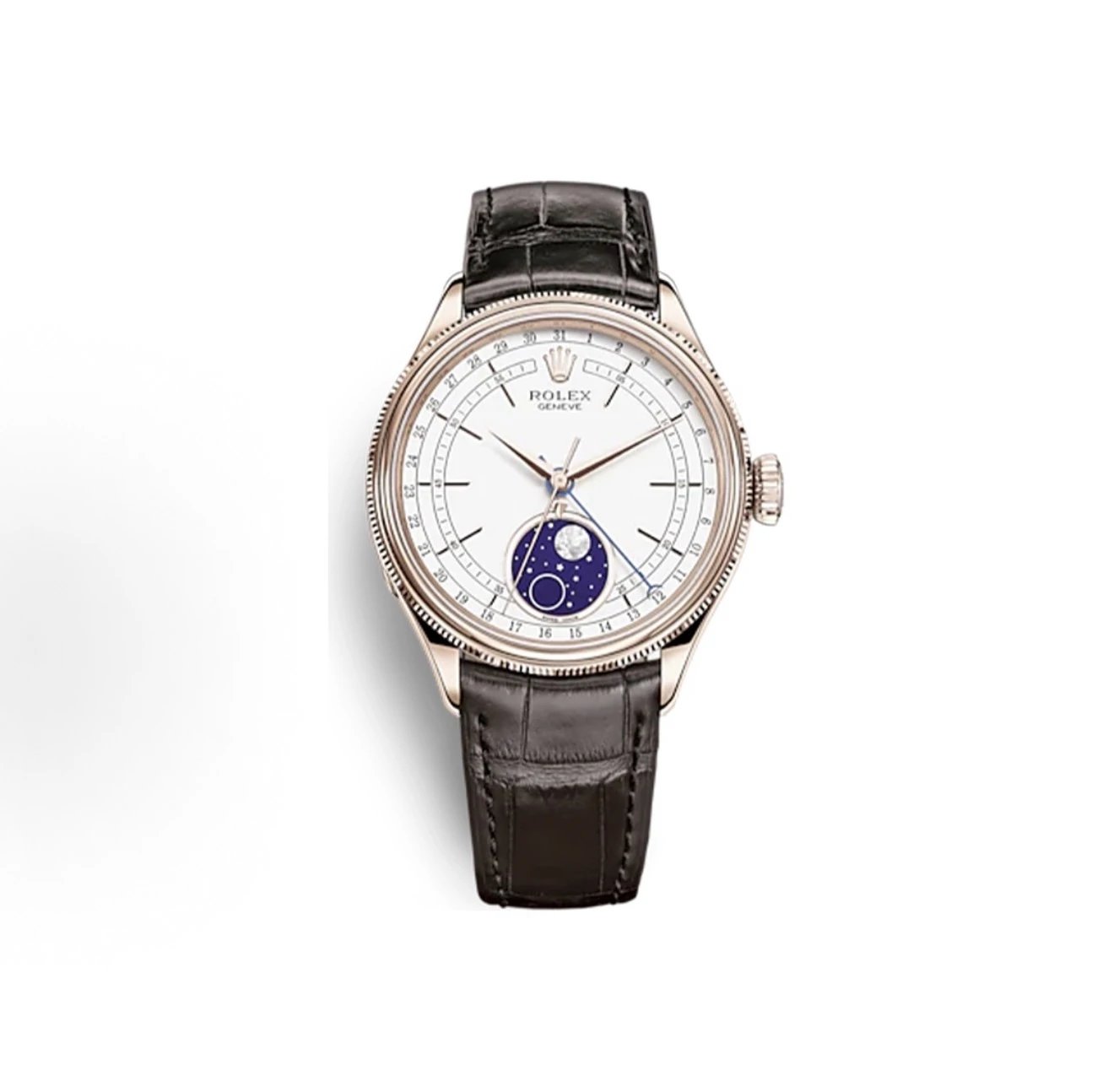 Rolex 50535 Watch - White Dial with Moonphase-010228