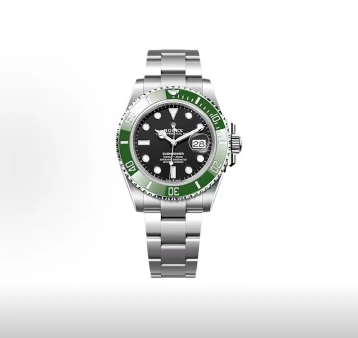Rolex Submariner Watch - Black Dial-009456