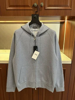 thumbnail for 【一套不拆卖，衣服+裤子】迪家 2025秋冬最新款戴帽卫衣针织套装（套装不拆卖）采用客供精梳棉针织卫衣面料