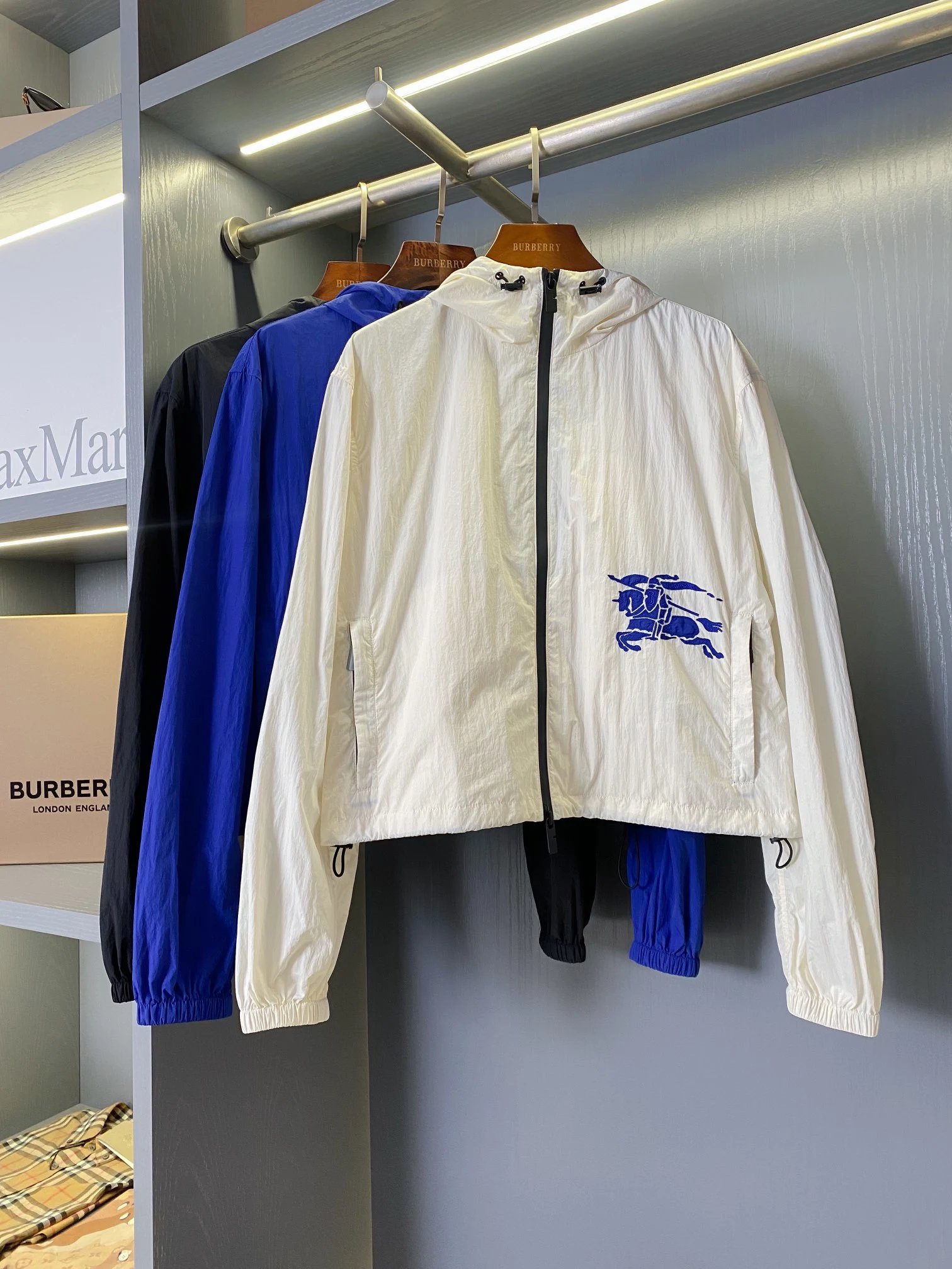 [Damen bekleidung] B * Urberry und Taille kurze Ritter Kriegs pferd Nylon jacke