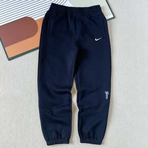 Nike x Supreme Sweatpants Navy Blue Sweatpants - 1