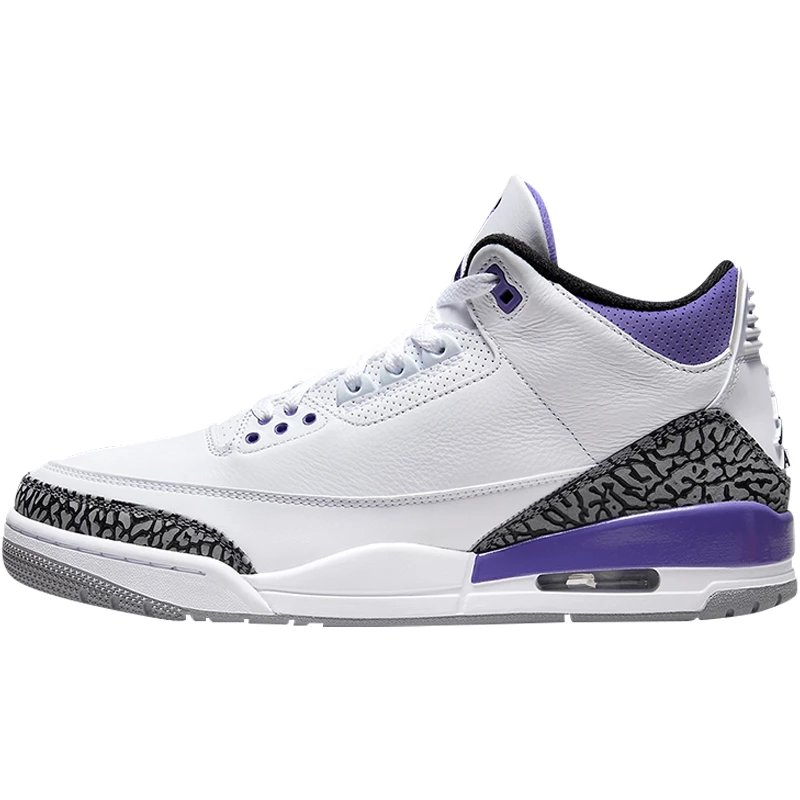AJ3 White Purple