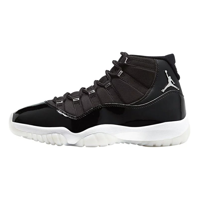 AJ11 Black and Silver