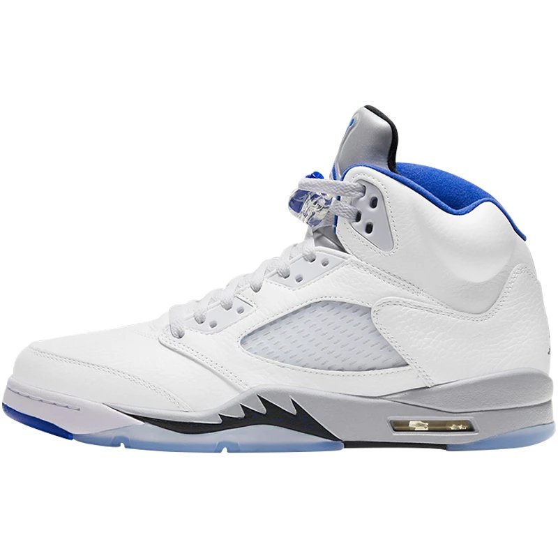 AJ5 White and Blue