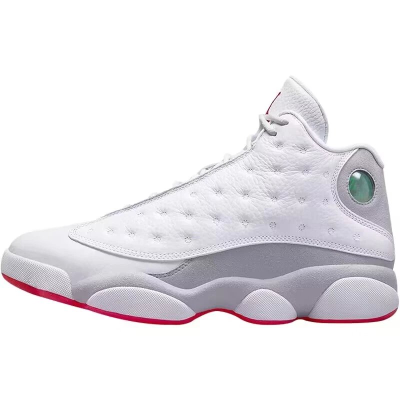 AJ13 White Grey