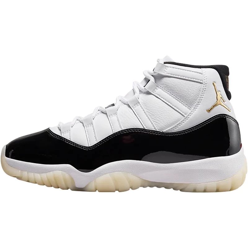 AJ11 White Black Gold