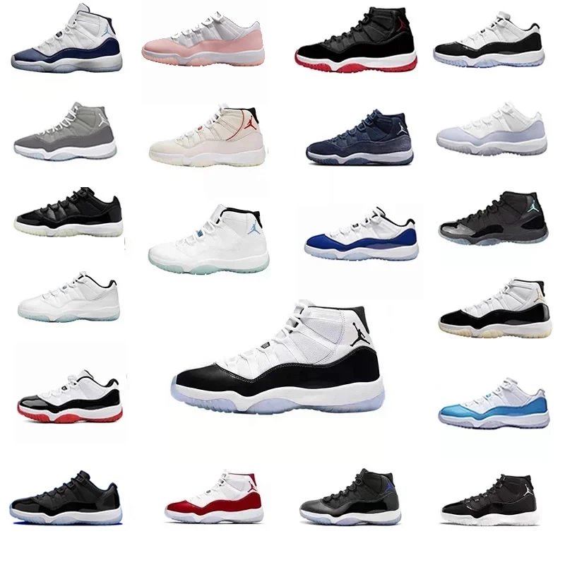 AJ11 Daemon Joe 11 White Gray air jordan 11 Con Buckle Black White High Top Lavender White Purple Daemon Legend Blue White Blue Low Top Slam Dunk Midnight Blue White Brown White Gray Snake Print Basketball Shoes Men's Women's Shoes AR0715-100-101-441