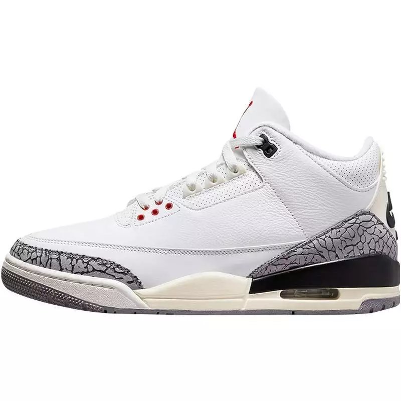 AJ3 White Gray