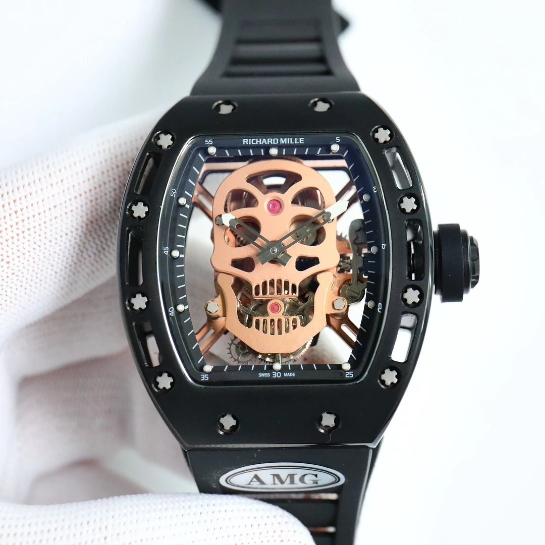 Richard Mille RM 055 White Ceramic Skeleton Watch - 17