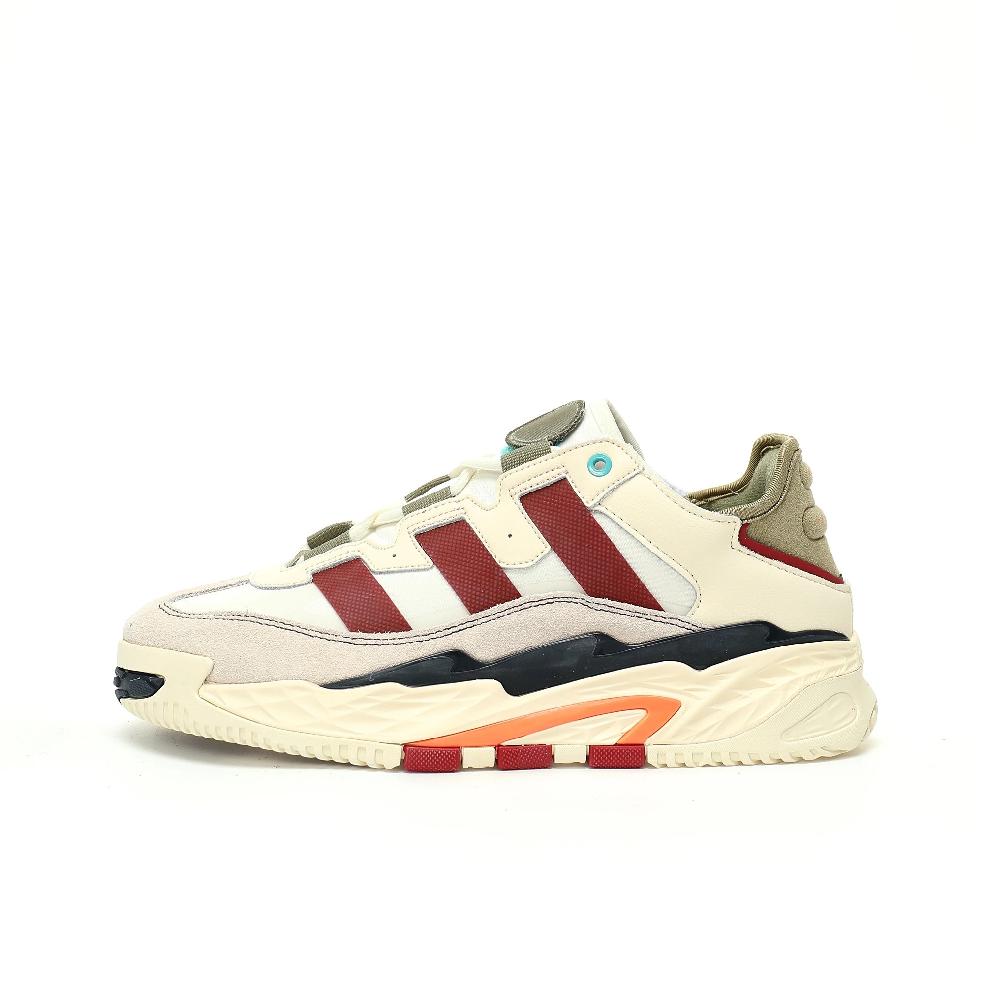 adidas Sneakers Niteball — rice white ash wine red ID 4088