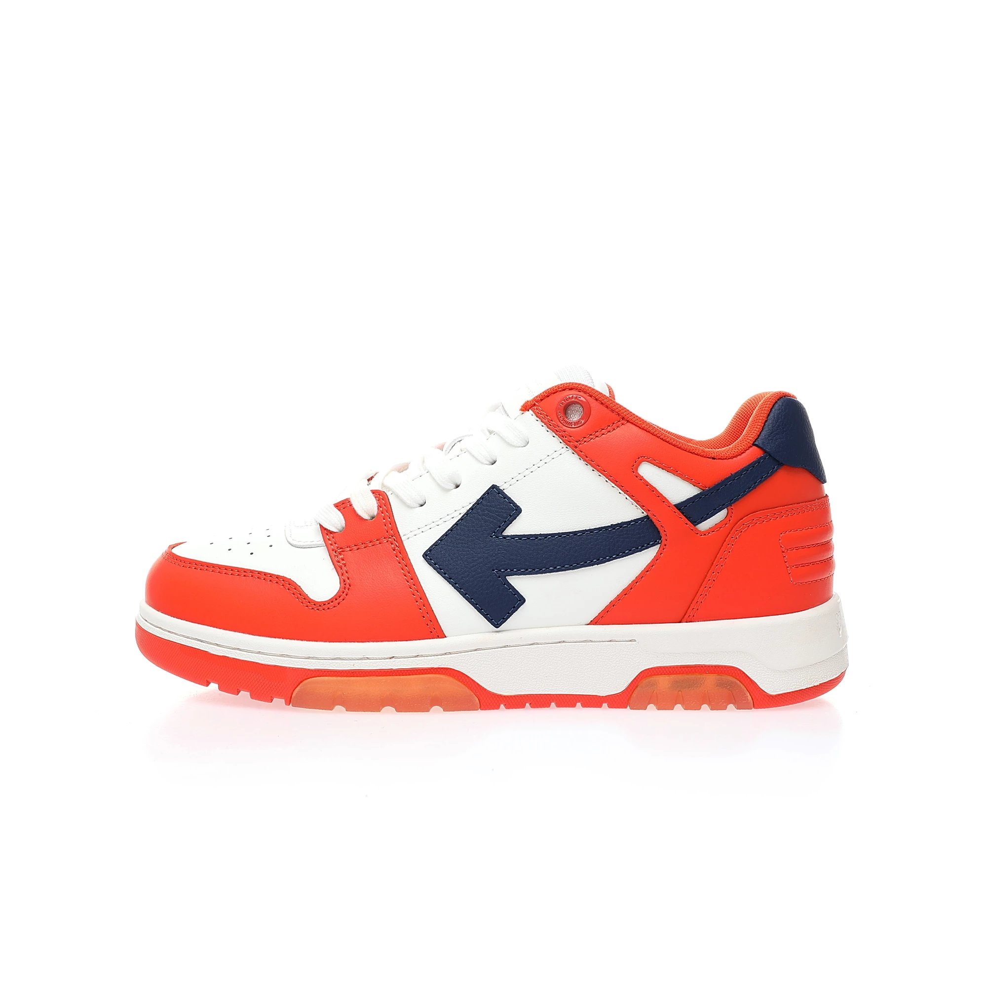 White Nike Orange Dark Blue Arrow