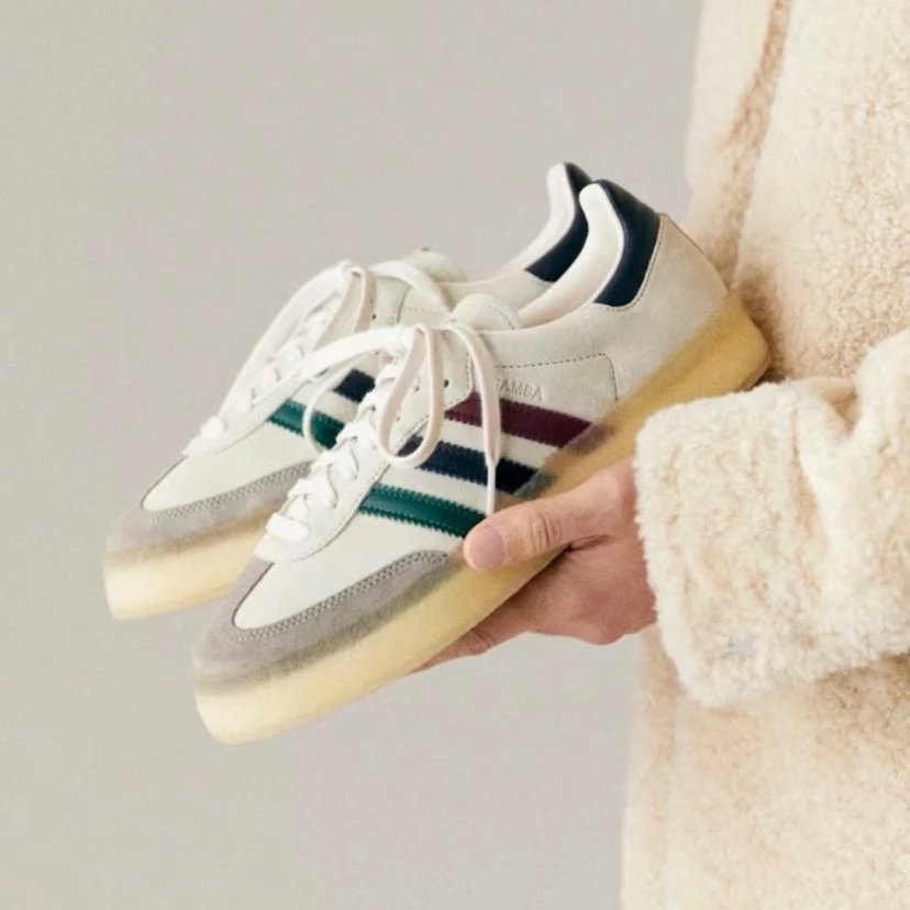 【只卖纯原】KITH x Clarks x AD Originals 8th Street Samba 联名桑巴低帮德训松糕休闲运动厚底板鞋