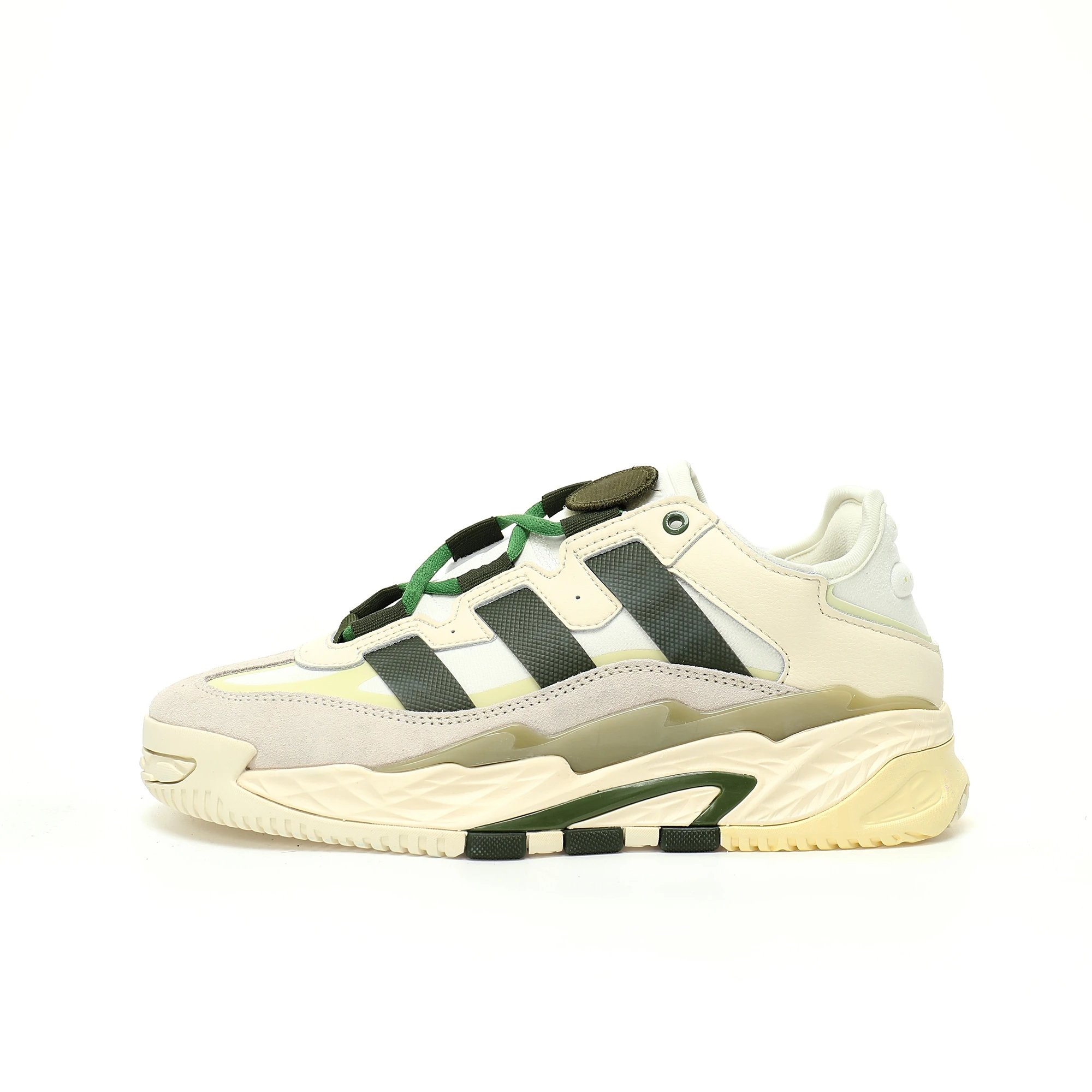 adidas Sneakers Niteball — milk white pine green ID 4089