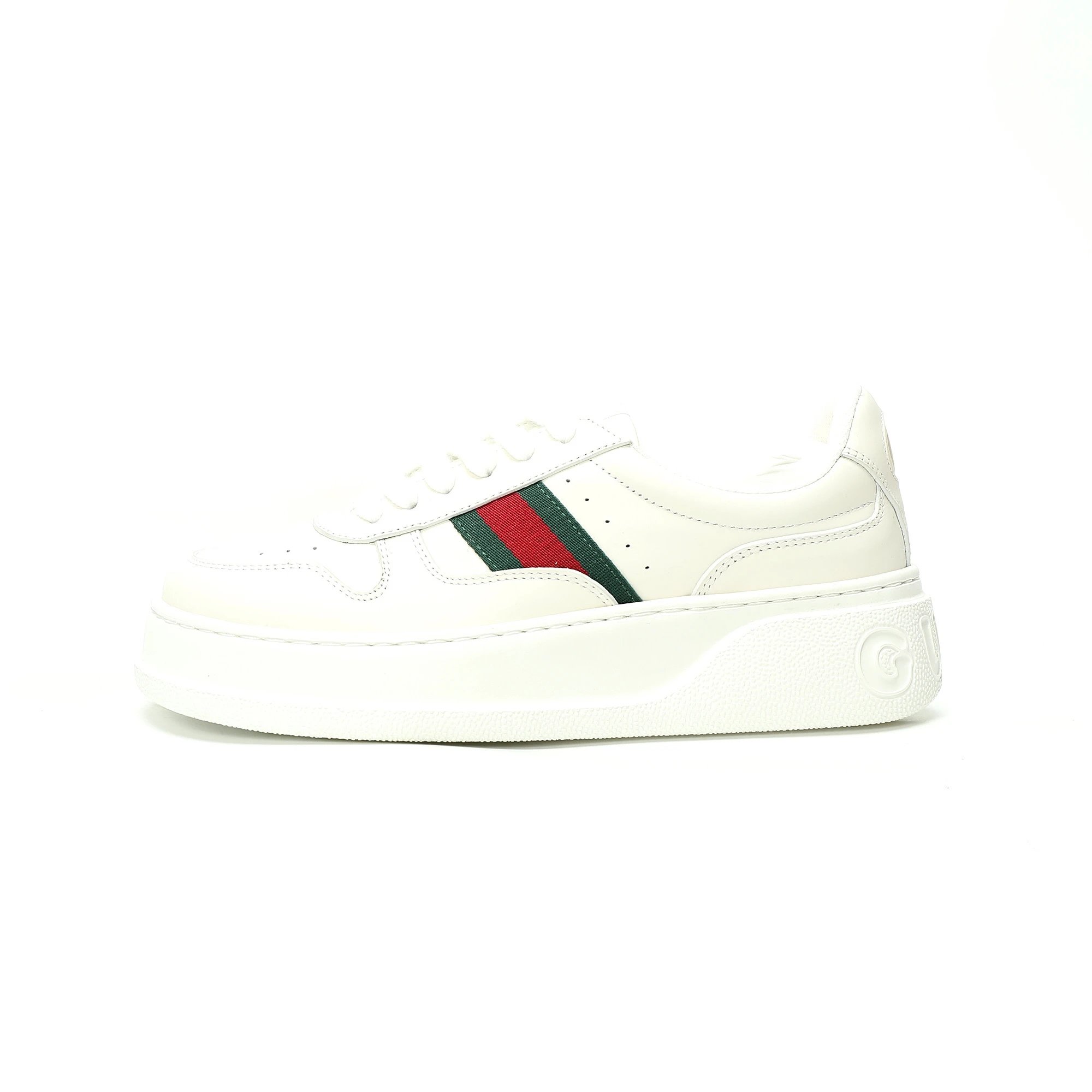White Green Red Web Strap