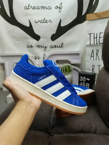 Adidas Originals Campus Blue White Sneakers - 1