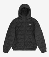 Arte Heart Quilted Hooded Jacket