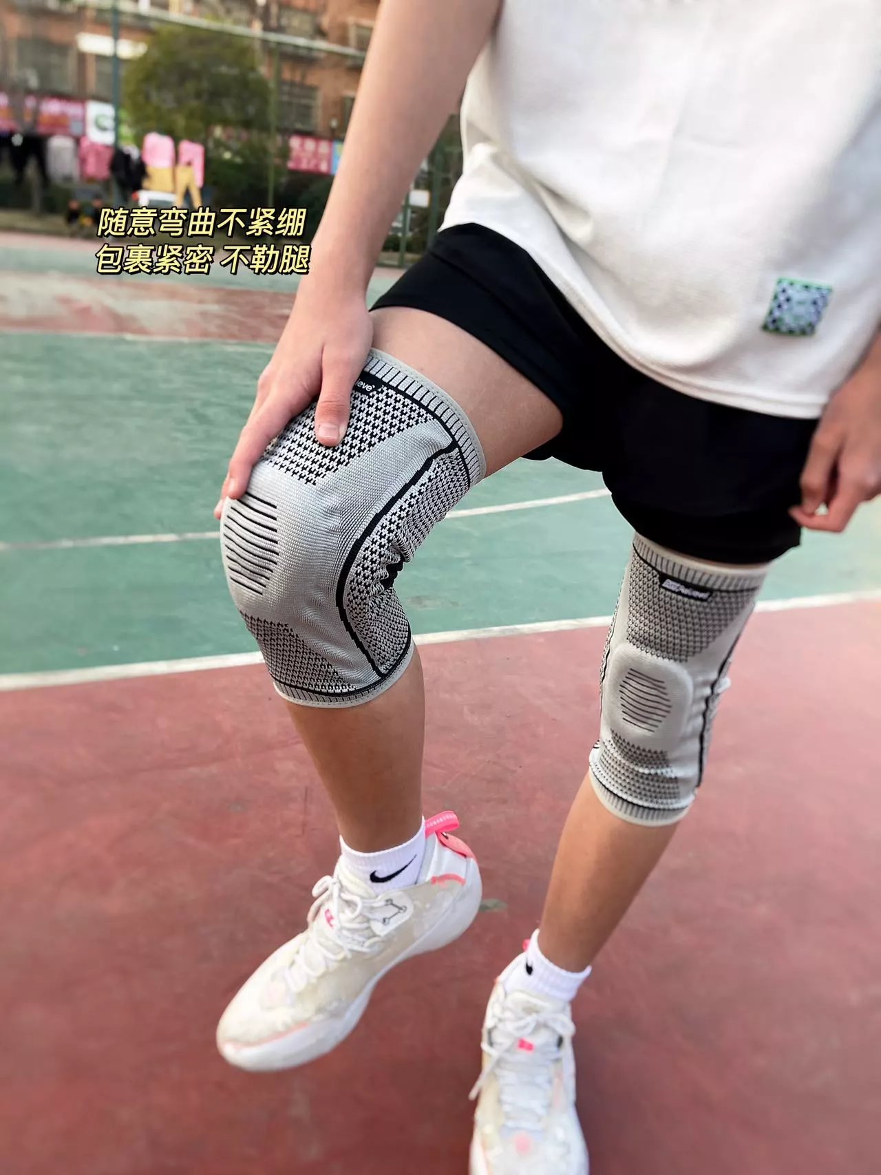 出口美国原单,鱼鳞弹簧支撑,360度护膝:1对 amrelieve 多功能运动护膝