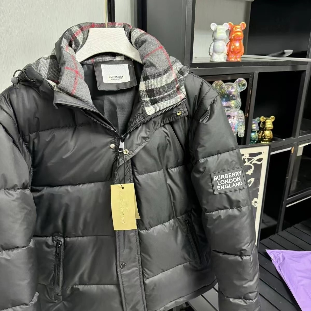 Burberry Same style jacket for men and women, Unisex style winter thickened down jacket-hoo product photo 2