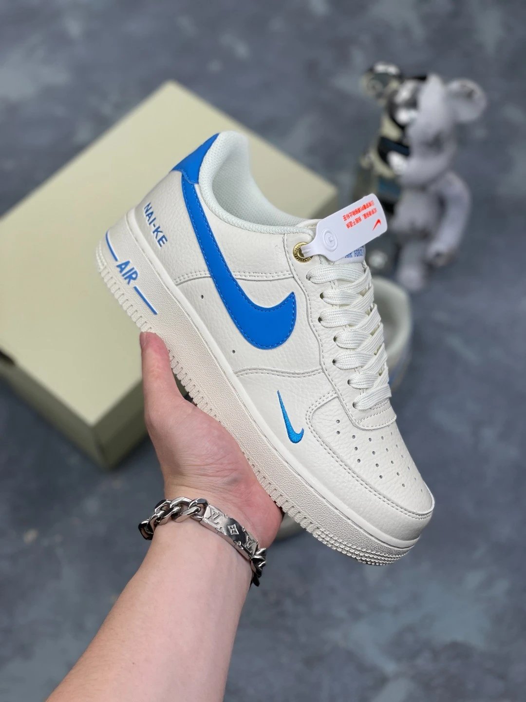 white-blue