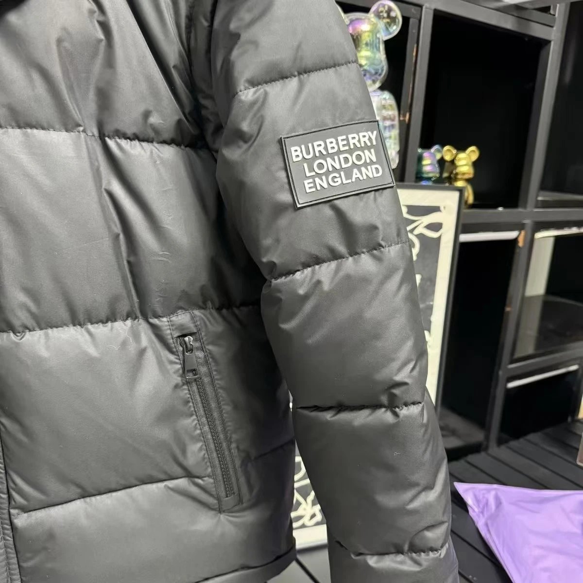 Burberry Same style jacket for men and women, Unisex style winter thickened down jacket-hoo product photo 3