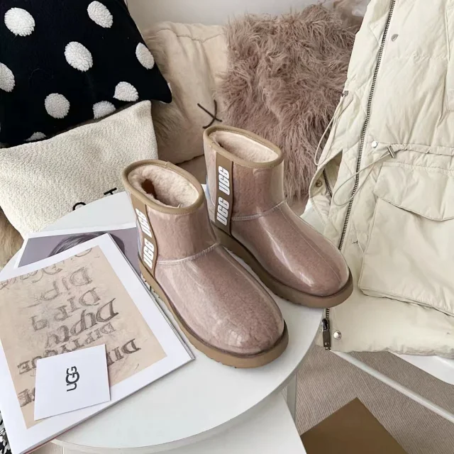 UGG Boots Transparent waterproof ankle with logo strap product detail image 7