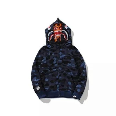 [Shark Tiger Head Blue] Double Hat