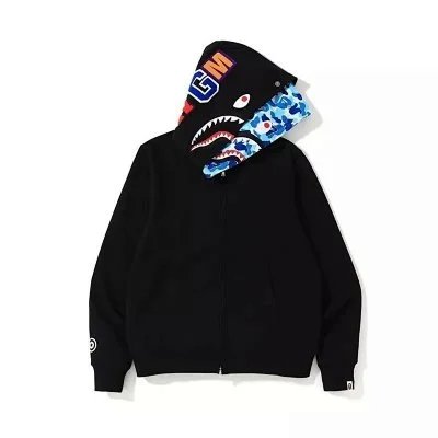 [Camo Blue Head] Double Hat