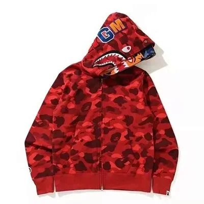 [Camo Tiger Head Red] Double Hat